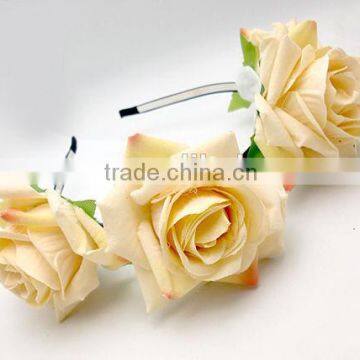 Wholesale fashion style flower headband crown H4065