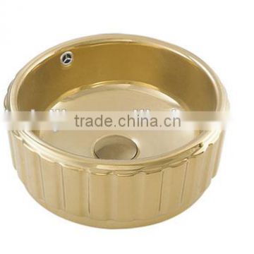 Ceramic counter top wash basin/bathroom basins (BSJ-A8409 Gold)