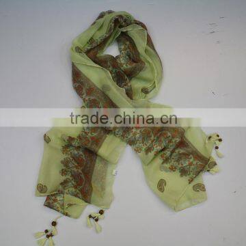 viscose fashion beaded accessories scarf