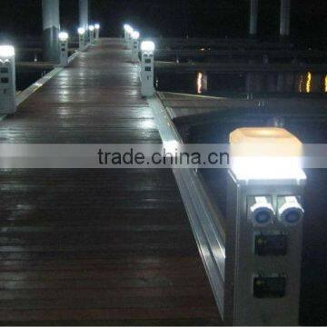 Aluminum dock power and water pedestal(LED light equipment)