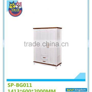 2016 Best Sale Wardrobe cabinet double color wood sunmica design#SP-BG011