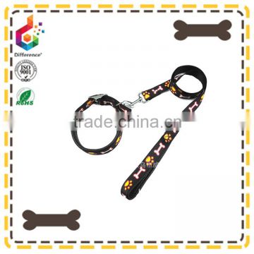 High quality printing nylon large dog leash