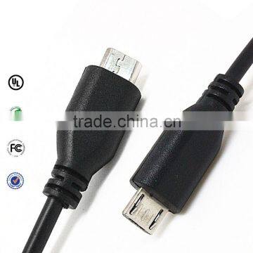 High quality factory price both ends micro usb cable