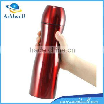 Bowling Shaped Sport Stainless Steel Vacuum Travel Water Bottle photo-3