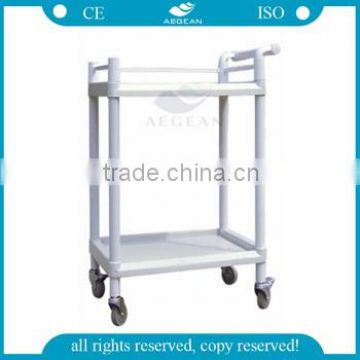 AG-UTA05 With push handle hospital plastic medical utility cart