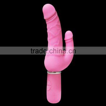 Silicone Dildo Double Penis Masturbation for Women photo-3