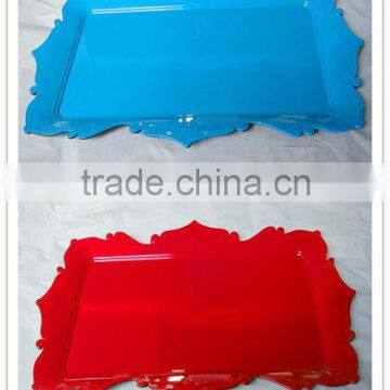 Rectangle Plastic Plate-19"7