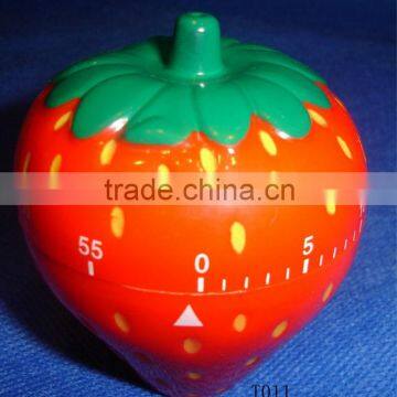 2013 New design fruit kitchen timer,strawberry mechanical kitchen timer