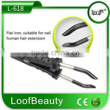 Professional hair extension iron suit for nail hair extension flat plate control temp type constant temp LCD digital display