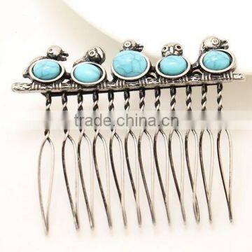 fashion beads hair combs bridal hair accessories for hair