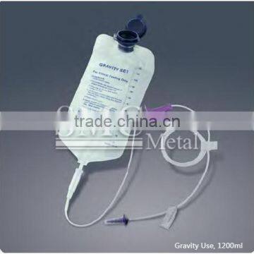 Enteral Feeding Bag Set-Gravity Use, Hospital Use for 1500ml enteral feeding bag set, Enteral Feeding Gravity set