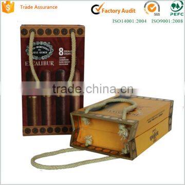 Packaging Box Industrial Use and Glossy Lamination Printing Handling Spanish Cedar Cigar Box photo-5