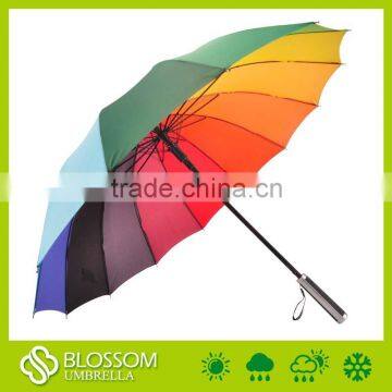 2016 Rain windproof straight umbrella for promotional