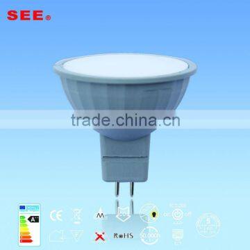 5W mr16 led bulb gu5.3 120 degree with CE&ROHS