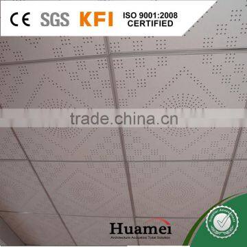 Construction materials fiberglass acoustic tiles