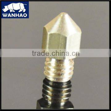 extruder for WANHAO D4 MK10 nozzel 0.5mm CNC fine machined, with brass material