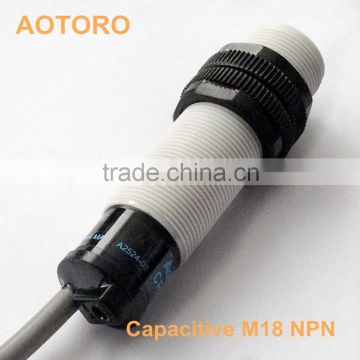 liquid flow sensor CR18-8DN NPN NO M18 fuel level sensor capacitive proximity switch