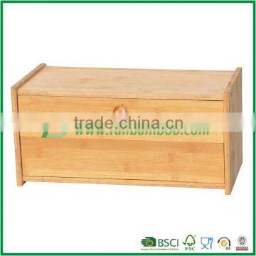 Fuboo Elegant rectangle style Bamboo bread box