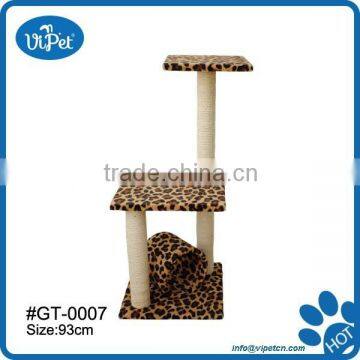 Leopard cat scratcher tree