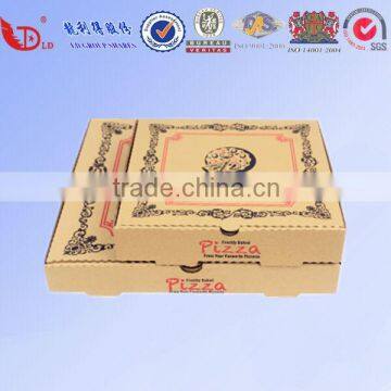 Pizza Box,mini Flute Pizza Carton Box Wholesale Customized Logo Paper Pizza Box Factory photo-5