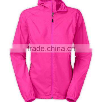 Waterproof lightweight waterproof nylon jacket women