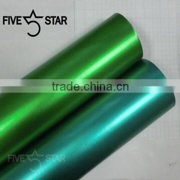 5 Star Brand Popular Car Wrapping Film Car Vinyl Adhesive Wrap Chrome Vinyl Colors