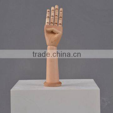 cheap articulated wood praying mannequin hand