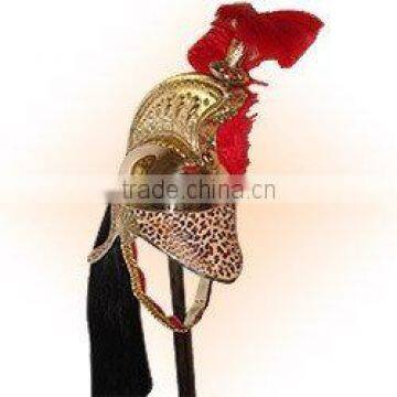 French helmet/ Napoleon helmet with black plum / Officer Military Helmet