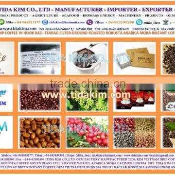FREEZE DRIED INSTANT COFFEE 100%- AGGLOMERATED ARABICA ROBUSTA VIETNAM SOLUBLE COFFEE TIDA KIM IN BULK OEM- ROASTED COFFEE photo-5