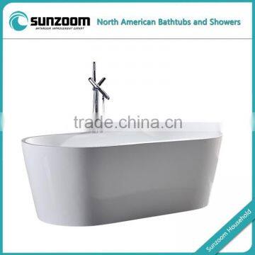 cUPC certificate free standing bath tubs,acrylic hot tub,freestanding oval bathtub