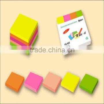 customized various colors paper memo cube