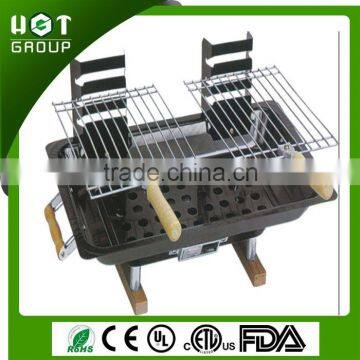 Fashion folding portable charcoal hanging bbq grill