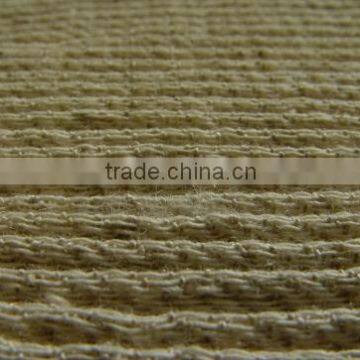 Corrugated linen cotton fabric
