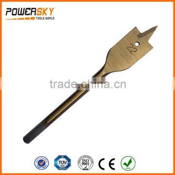 HCS Titanium coated flat drill bit for wood drilling