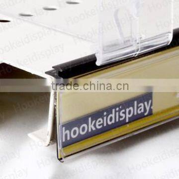 plastic shelf price strip with adhesive tape for retail