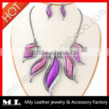 Hot sell fashion crystal jewelry set custom MLJS 27