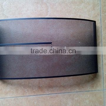 China factory direct wholesale powder-coating perforated metal mesh speaker grille, Speaker Cover for Electronic Parts