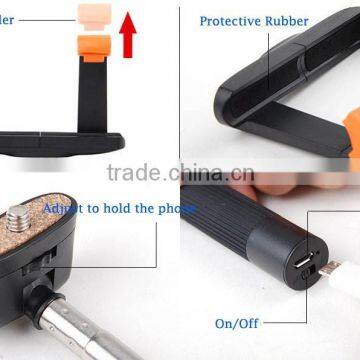 10lots Monopod Selfie Stick Telescopic & Bluetooth Remote Mobile Phone Holder