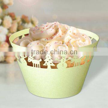 personalized paper wrapper cupcake decoration for tables