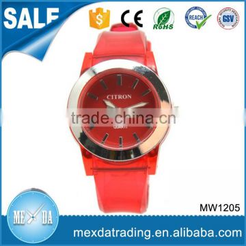 High quality sports silicone strap japan movement classic brand watch