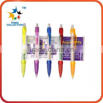 funny pull out promotional plastic banner pen