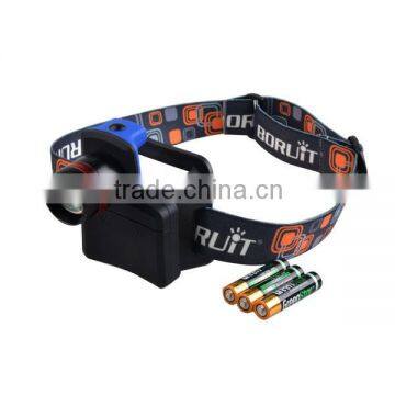 Adjustable Beam 3W Cheap LED Headlamp Headlight With Cap Clip photo-5