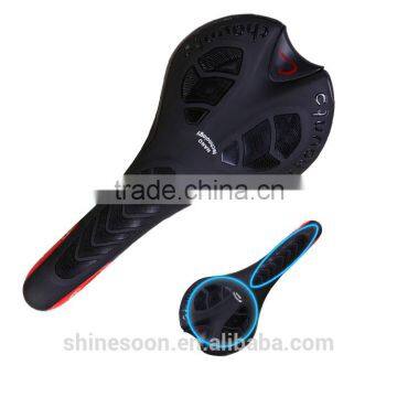 New arrival high quality mountain bike microfiber leather cycling saddle