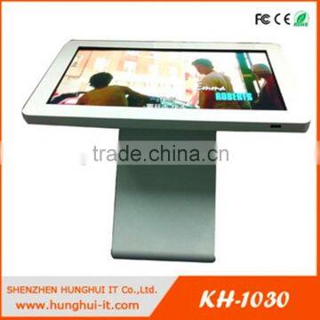 alone stand 22" inch TFT LCD touch all-in-one advertising PC kiosk /monitor