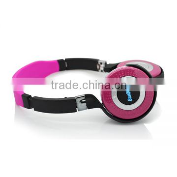 Foldable bluetooth NFC foldable stereo silent disco wireless headphone