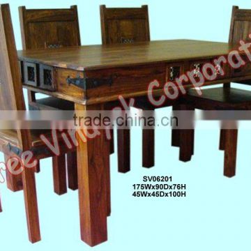 wooden dining set,home furniture,table & chair,dining table,indian wooden furniture,dining room furniture,mango wood furniture