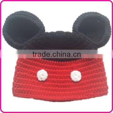 cartoon character hats custom beanie for babies 100% cotton beanie hat