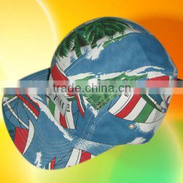 Custom dye sublimation 5 panel hats