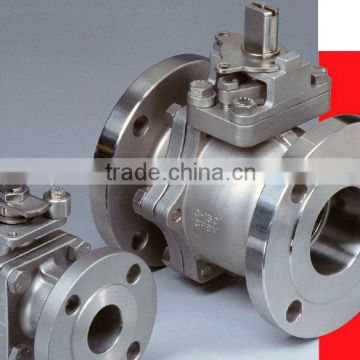 2 piece flange end ball valve