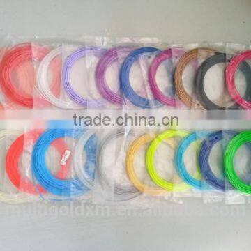 Customize 3D Pen Filament Pack 1.75mm 12 Color Sample Pack ABS 3D Pen Filament - 20 Feet Per Color (0.44 lbs Total)